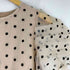 ドゥーザルーム Deux Amour ドットシアーパフスリーブペプラムトップス レディース M-L