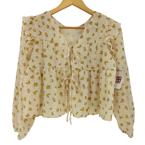 flower 26ss ハピネスブルームブラウス レディース FREE
