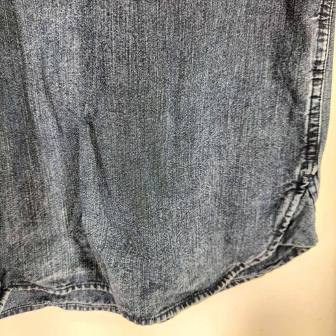 バナナリパブリック BANANA REPUBLIC バンドカラー デニムシャツ メンズ import:M