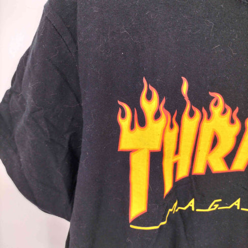 スラッシャーマガジン THRASHER MAGAZINE エンブレム ロゴプリント S/S クルーネック Tシャツ メンズ import:M