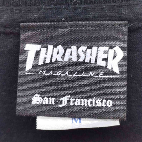 スラッシャーマガジン THRASHER MAGAZINE エンブレム ロゴプリント S/S クルーネック Tシャツ メンズ import:M