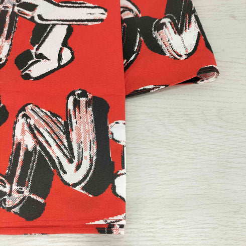 オーバープリント OVER PRINT chain logo scarf メンズ