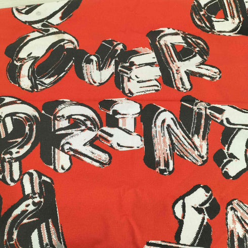 オーバープリント OVER PRINT chain logo scarf メンズ