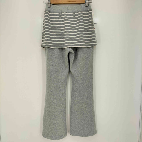 RONRON MINI POCKET STRIPE LAYERED PANTS SKIRT レディース