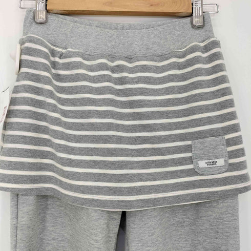 RONRON MINI POCKET STRIPE LAYERED PANTS SKIRT レディース