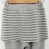 RONRON MINI POCKET STRIPE LAYERED PANTS SKIRT レディース