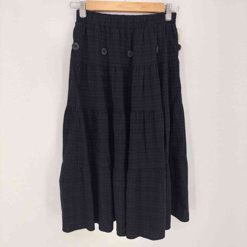 MUWM 2way Button Shirring Skirt レディース FREE
