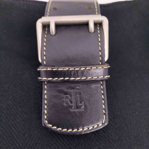 ローレンラルフローレン LAUREN RALPH LAUREN レザーハンドル ベルテッドトートバッグ Y2K レディース