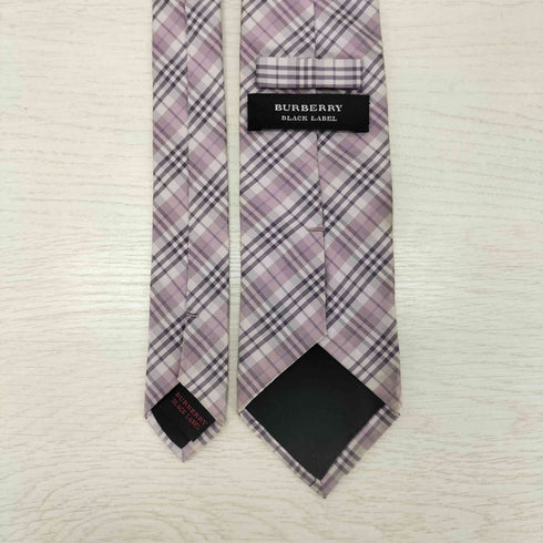 バーバリーブラックレーベル BURBERRY BLACK LABEL チェック柄 シルク ネクタイ メンズ