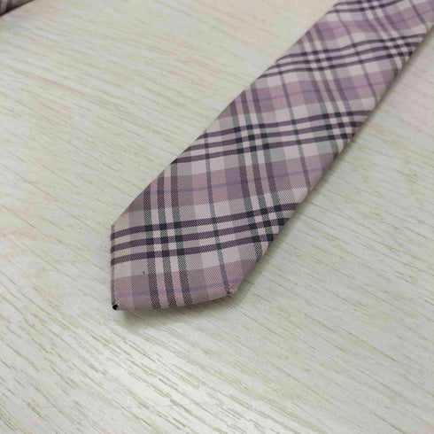 バーバリーブラックレーベル BURBERRY BLACK LABEL チェック柄 シルク ネクタイ メンズ