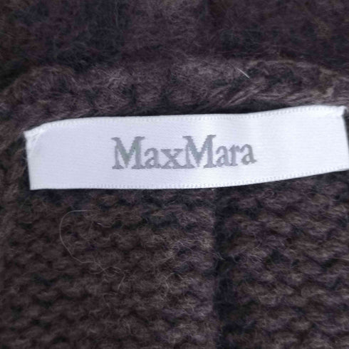 マックスマーラ MAX MARA フード付き ロングニット カーディガン コート レディース