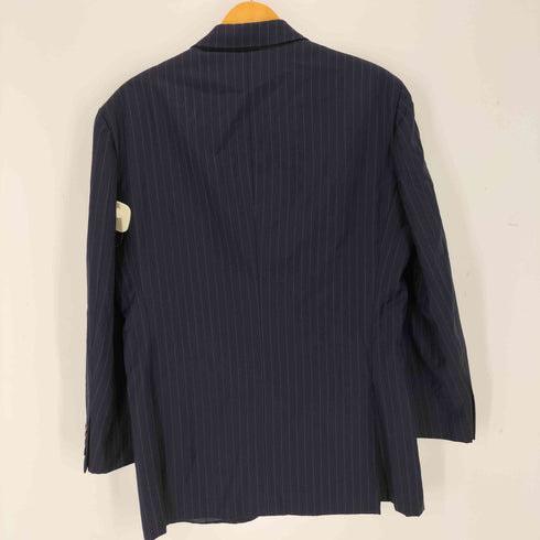 ポロバイラルフローレン Polo by RALPH LAUREN 日本製 ストライプ 3Bウールテーラードジャケット メンズ C98