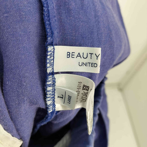 ビューティーアンドユースユナイテッドアローズ BEAUTY & YOUTH UNITED ARROWS フレンチリネンキャンバス テーパードイージーパンツ -ウォッシャブル- レディース JPN:L