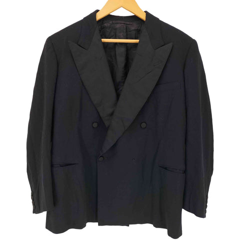 40-50s MOSS BROS 英国製 ショルダーパッド ダブルブレスト ジャケット メンズ