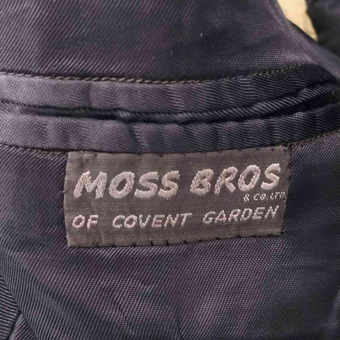 40-50s MOSS BROS 英国製 ショルダーパッド ダブルブレスト ジャケット メンズ