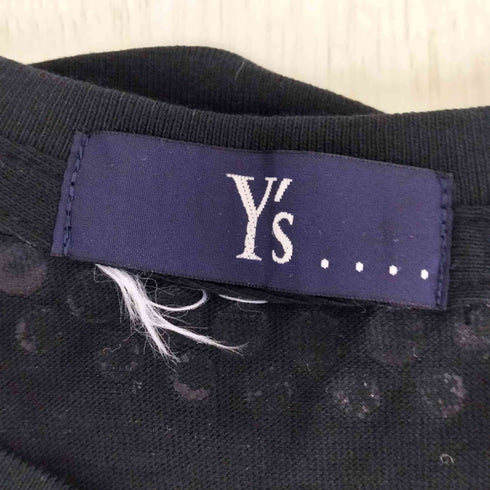 ワイズ Ys 襟スタッズ 半袖Tシャツ レディース