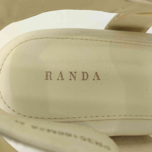 ランダ RANDA 25SS ミニリボン 厚底 スポーツサンダル レディース JPN:M
