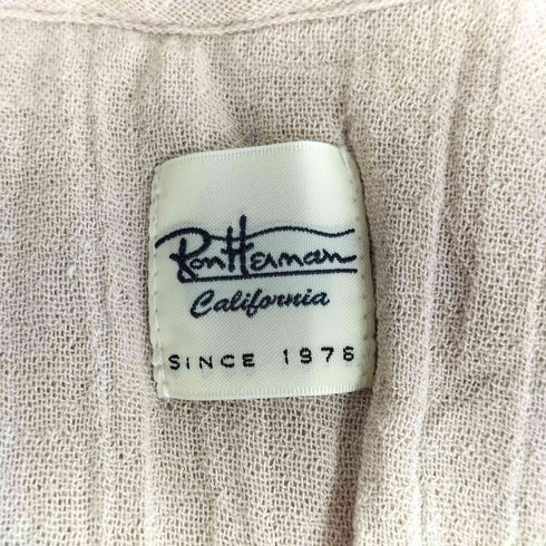 ロンハーマン Ron Herman 刺しゅう入り 七分袖 ワンピース レディース