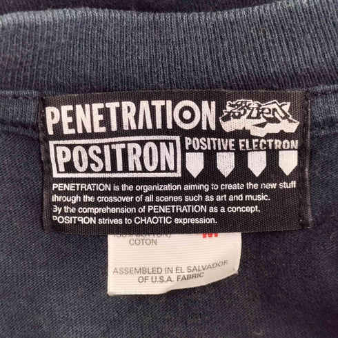 PENETRATION POSITRON ジャパンバンド クルーネックTシャツ anvilボディ メンズ JPN:M