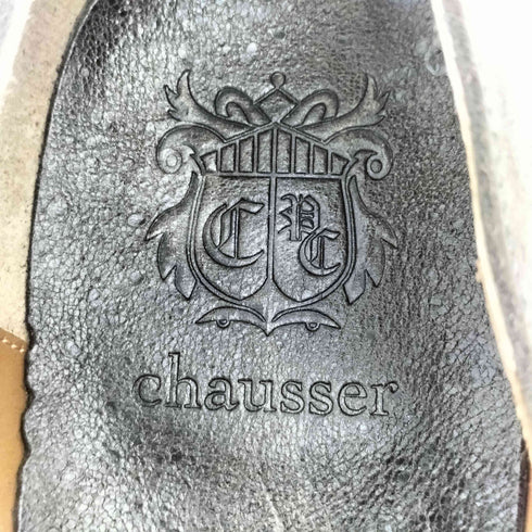 ショセ CHAUSSER 別注 サイドレース スエード チロリアンシューズ vibramソール メンズ 27 1/2