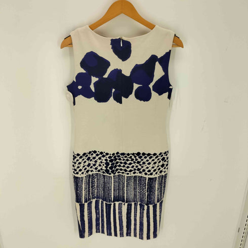 マックスマーラ MAX MARA 水彩柄 ノースリーブワンピース レディース 42
