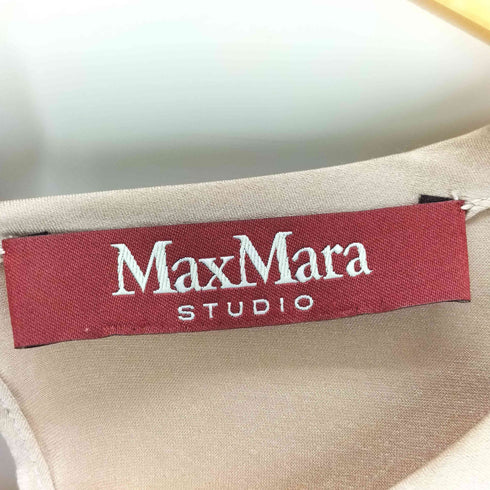 マックスマーラステュディオ MAX MARA STUDIO サテンブラウス レディース