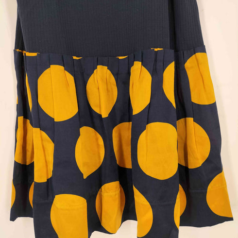 マークジェイコブス MARC JACOBS 素材切替 ドット柄 ノースリーブワンピース レディース 10