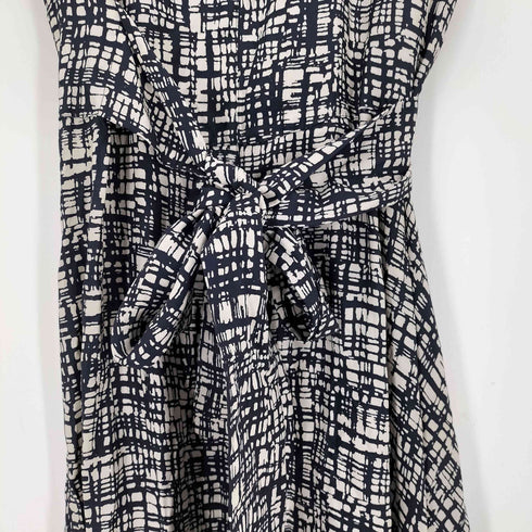 エスマックスマーラ S Max Mara ノースリーブ ベルテッドロングワンピース レディース