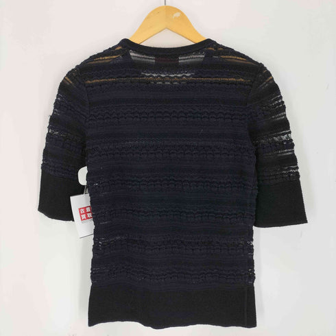 ミッソーニ MISSONI 5分袖 レースニット レディース