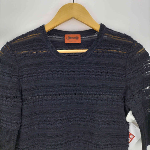 ミッソーニ MISSONI 5分袖 レースニット レディース
