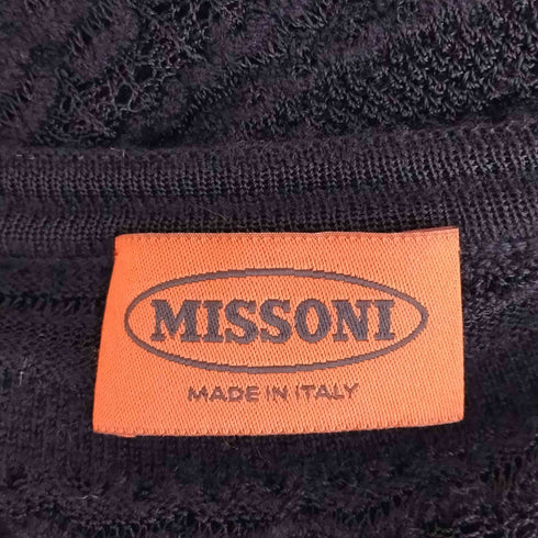 ミッソーニ MISSONI 5分袖 レースニット レディース
