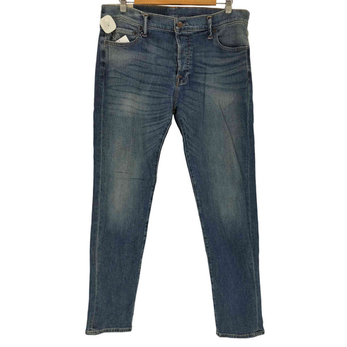 アバクロンビーアンドフィッチ Abercrombie & Fitch ボタンフライ ストレートデニム メンズ w36l32