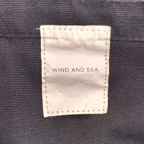 ウィンダンシー WIND AND SEA ロゴプリント トートバッグ メンズ