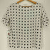 フォーティーファイブアール 45R UMII908 レーヨン100% 水玉 ボートネックTシャツ レディース JPN:2