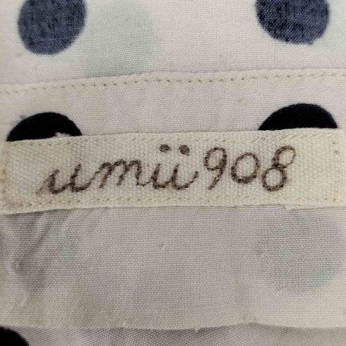 フォーティーファイブアール 45R UMII908 レーヨン100% 水玉 ボートネックTシャツ レディース JPN:2