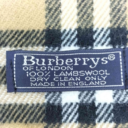 バーバリーズ BURBERRYS ノバチェック ラムウールマフラー レディース