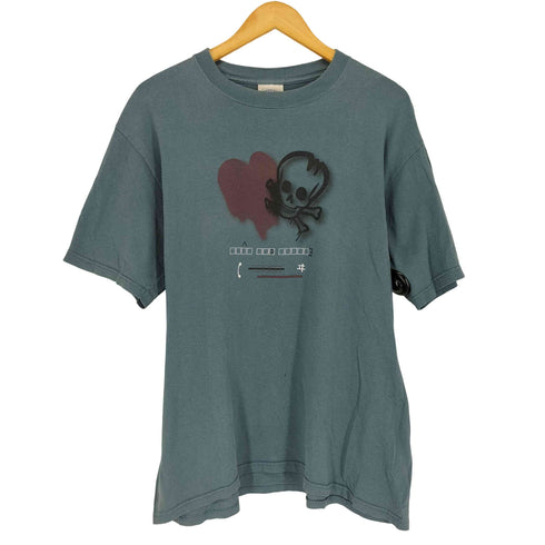 スカルプリント バンドTシャツ UNITED SPORTSボディ USA製 メンズ JPN:L
