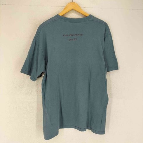 スカルプリント バンドTシャツ UNITED SPORTSボディ USA製 メンズ JPN:L