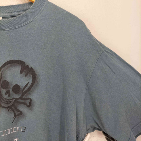 スカルプリント バンドTシャツ UNITED SPORTSボディ USA製 メンズ JPN:L