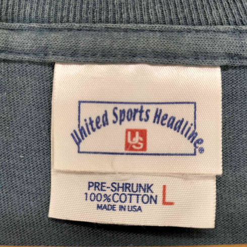 スカルプリント バンドTシャツ UNITED SPORTSボディ USA製 メンズ JPN:L