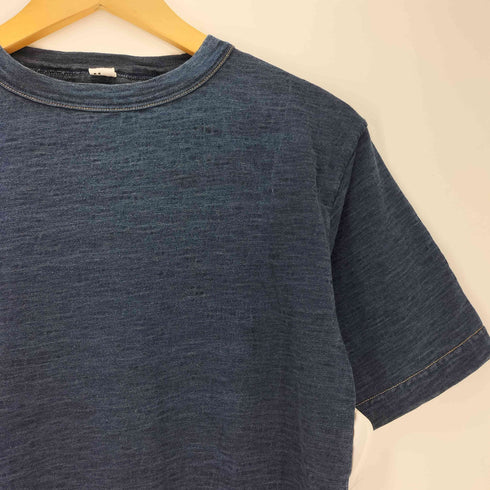 フォーティーファイブアール 45R 藍染め クルーネックTシャツ メンズ