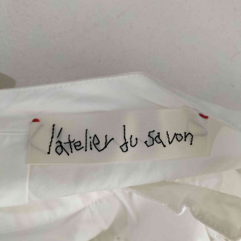アトリエドゥサボン latelier du savon コットン フラワーデザイン チュニック ブラウス レディース FREE