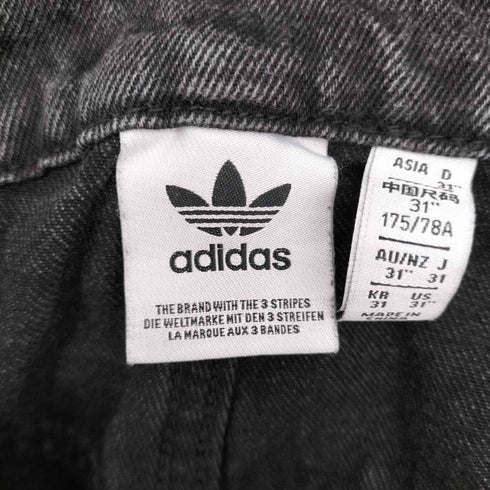 アディダスオリジナルス adidas Originals Adilenium Season 3 Zip Washed Denim Pants Adilenium シーズン 3 ジップ ウォッシュド デニムパンツ バギーデニム メンズ 31