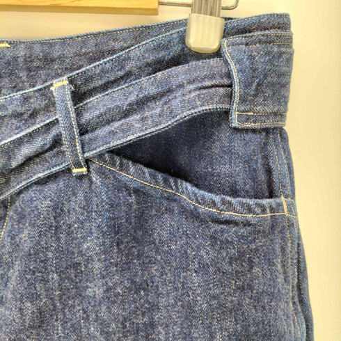 コモリ COMOLI 19SS BELTED DENIM PANT ベルテッド デニム トラウザー パンツ メンズ JPN:2