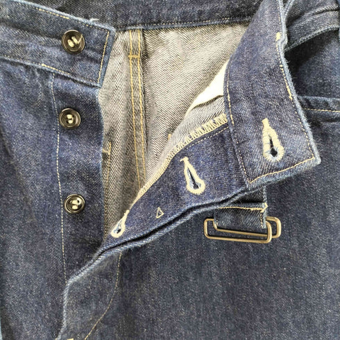 コモリ COMOLI 19SS BELTED DENIM PANT ベルテッド デニム トラウザー パンツ メンズ JPN:2
