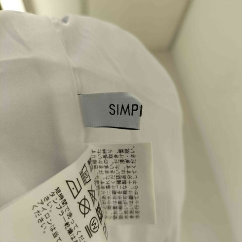 シンプリシテェ SIMPLICITE 24SS ウォーターカラープリントイージーパンツ レディース