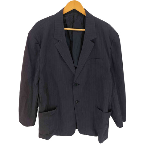 ヨウジヤマモトプールオム Yohji Yamamoto POUR HOMME 80S~90S コットン ストライプテーラードジャケット メンズ JPN:S S