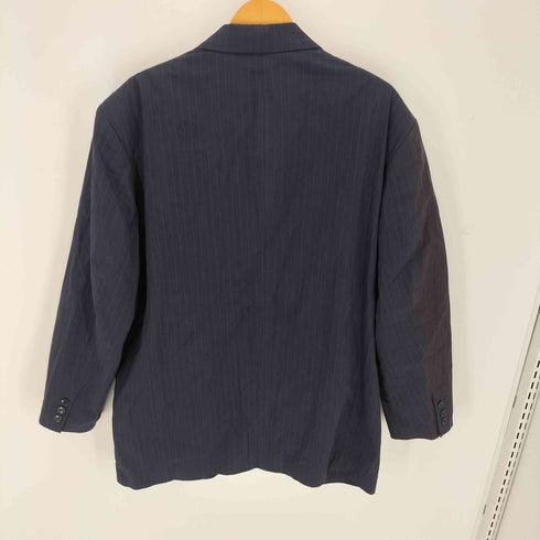 ヨウジヤマモトプールオム Yohji Yamamoto POUR HOMME 80S~90S コットン ストライプテーラードジャケット メンズ JPN:S S