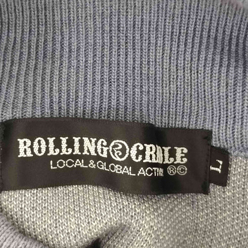 ローリングクレイドル Rolling Cradle アームラインハイネックニット メンズ L