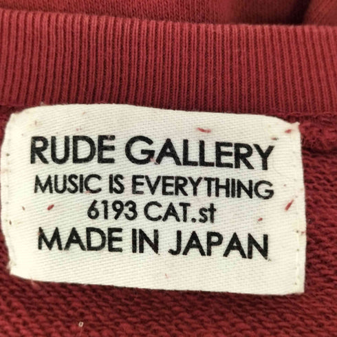ルードギャラリー RUDE GALLERY BLACK CAT CREW SWEAT ブラックキャット クルースウェット メンズ XL